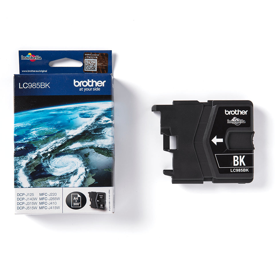 Brother LC-985BK Ink cartridge black, 300 pages ISO/IEC 24711 9ml for Brother DCP-J 125