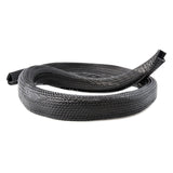 StarTech.com 10ft (3m) Cable Management Sleeve, Trimmable Heavy Duty Cable Wrap, 1.2" (3cm) Dia. Polyester Mesh Computer Cable Manager/Protector/Concealer, Black Cord Organizer/Hider