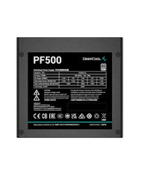 DeepCool PF500 power supply unit 500 W 20+4 pin ATX ATX Black