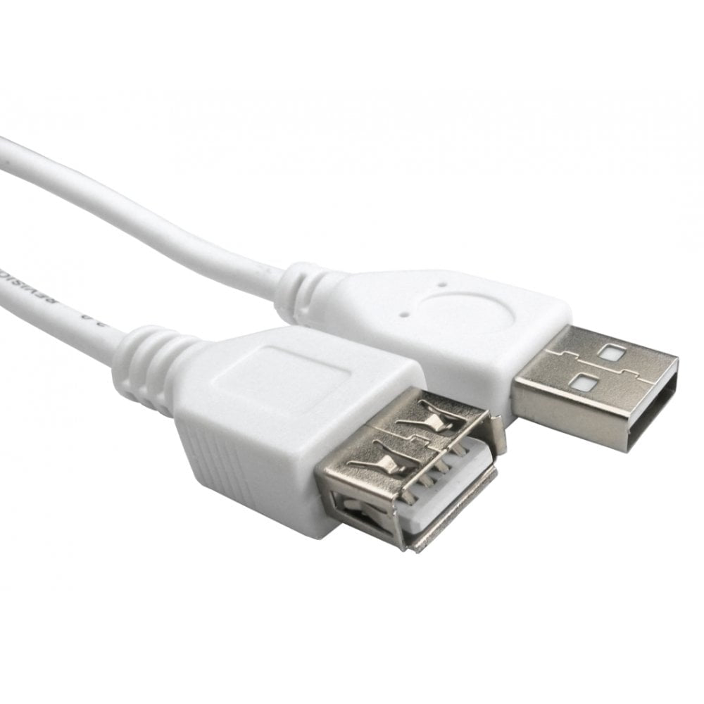 Cables Direct 99CDL2-021-WT USB cable 1 m USB 2.0 USB A White