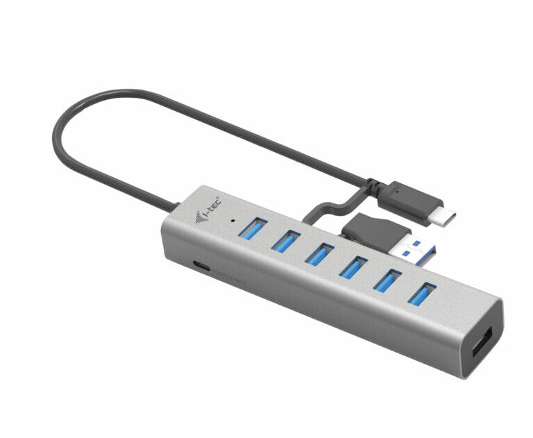 i-tec USB-C/USB-A Charging Metal HUB 7 Port