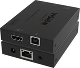 Vision HDMI-over-IP Receiver AV receiver Black