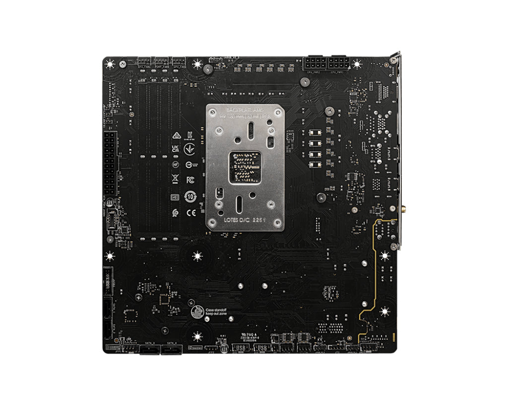 MSI B650M PROJECT ZERO motherboard AMD B650 Socket AM5 micro ATX