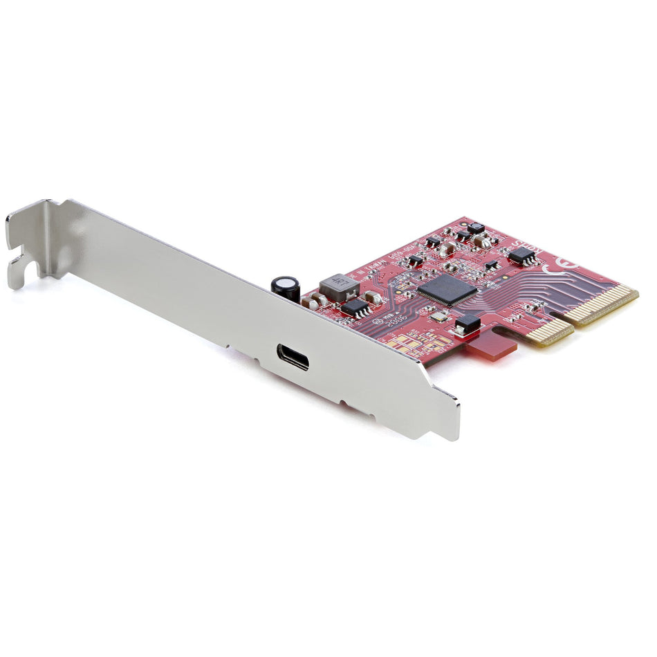 StarTech.com 1-Port USB 3.2 Gen 2x2 PCIe Card, USB-C 20Gbps SuperSpeed PCI Express 3.0 x4 Controller Card, USB Type-C Adapter Card, Data Only, Windows/macOS/Linux, TAA