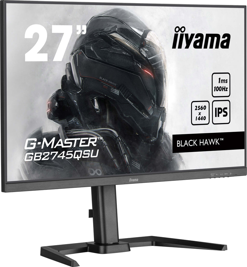 iiyama G-MASTER GB2745QSU-B2 computer monitor 68.6 cm (27") 2560 x 1440 pixels Wide Quad HD LED Black