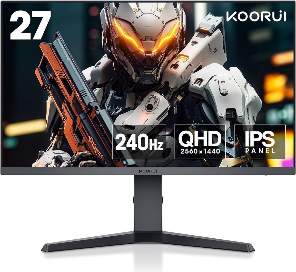 Koorui 27E3QK computer monitor 68.6 cm (27") 2560 x 1440 pixels Quad HD LED Black