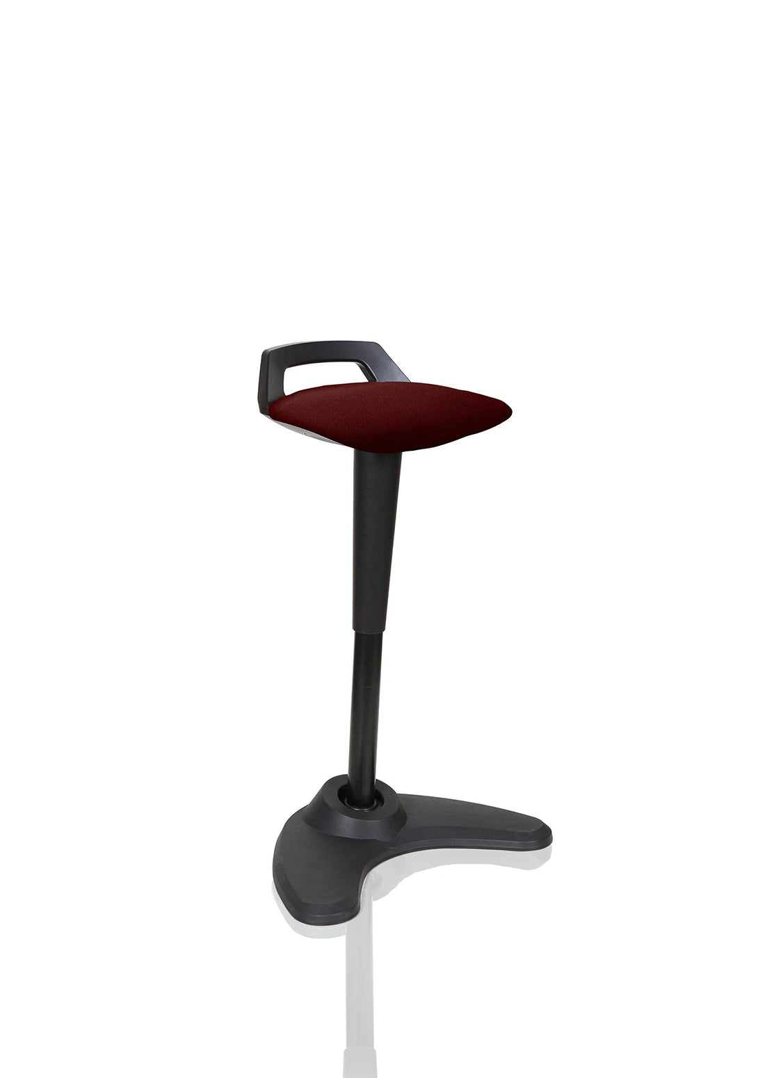 Dynamic KCUP1203 saddle chair Padded seat Bordeaux Fabric, Foam Black Metal Metal, Plastic 1 pc(s)