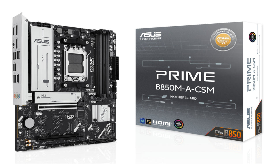 ASUS PRIME B850M-A-CSM AMD B850 Socket AM5 micro ATX