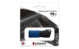 Kingston Technology DataTraveler 64GB USB3.2 Gen 1 Exodia M (Black + Blue)