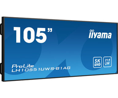 iiyama LH10551UWS-B1AG Signage Display Digital signage flat panel 2.66 m (104.7") LED 500 cd/m² UltraWide Full HD Black 24/7