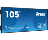 iiyama LH10551UWS-B1AG Signage Display Digital signage flat panel 2.66 m (104.7") LED 500 cd/m² UltraWide Full HD Black 24/7