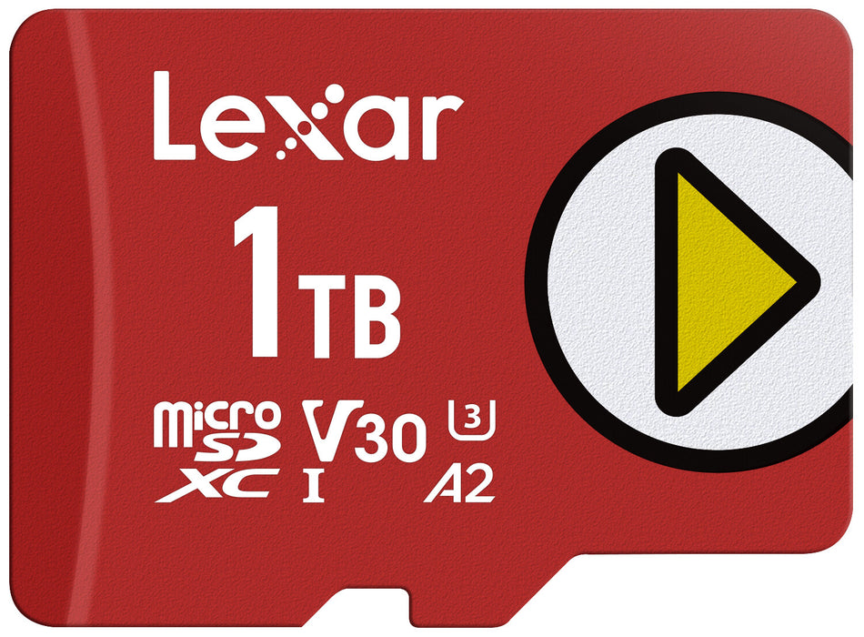 Lexar LMSPLAY001T-BNSNG memory card 1 TB MicroSDXC UHS-I Class 10