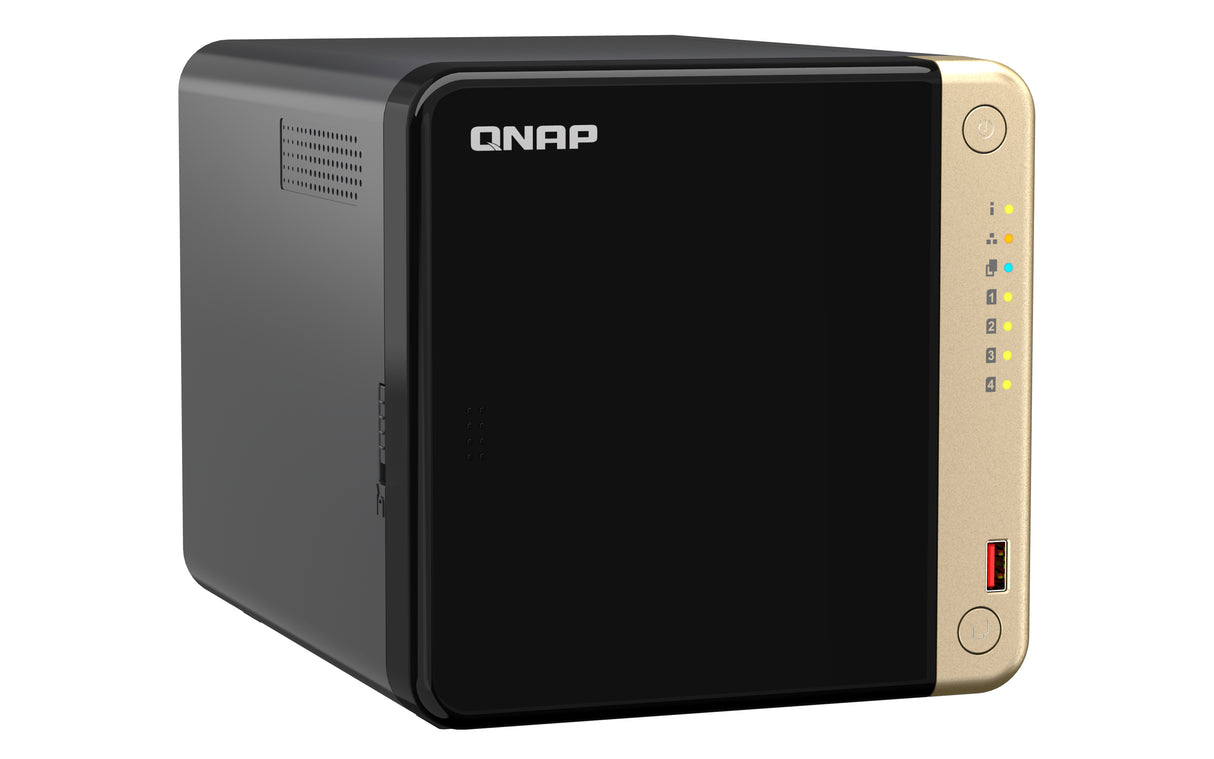 QNAP TS-464 NAS Tower Intel® Celeron® N5095 8 GB DDR4 QNAP QTS Black