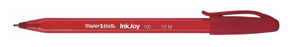 Papermate InkJoy 100 Red Stick ballpoint pen Medium 50 pc(s)