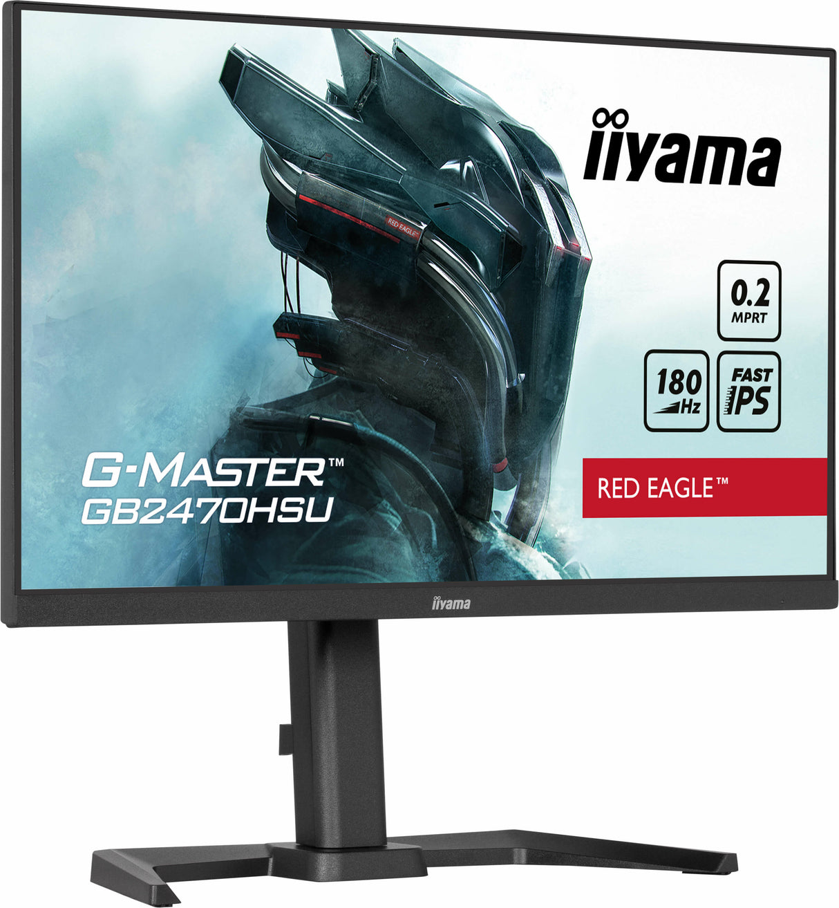 iiyama G-MASTER GB2470HSU-B6 computer monitor 60.5 cm (23.8") 1920 x 1080 pixels Full HD LCD Black