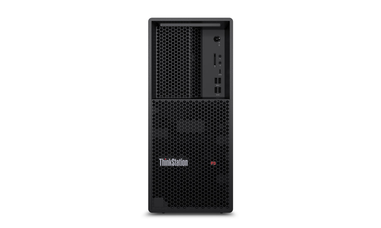 Lenovo ThinkStation P3 Tower Intel® Core™ i7 i7-14700K 32 GB DDR5-SDRAM 1 TB SSD Windows 11 Pro Workstation Black