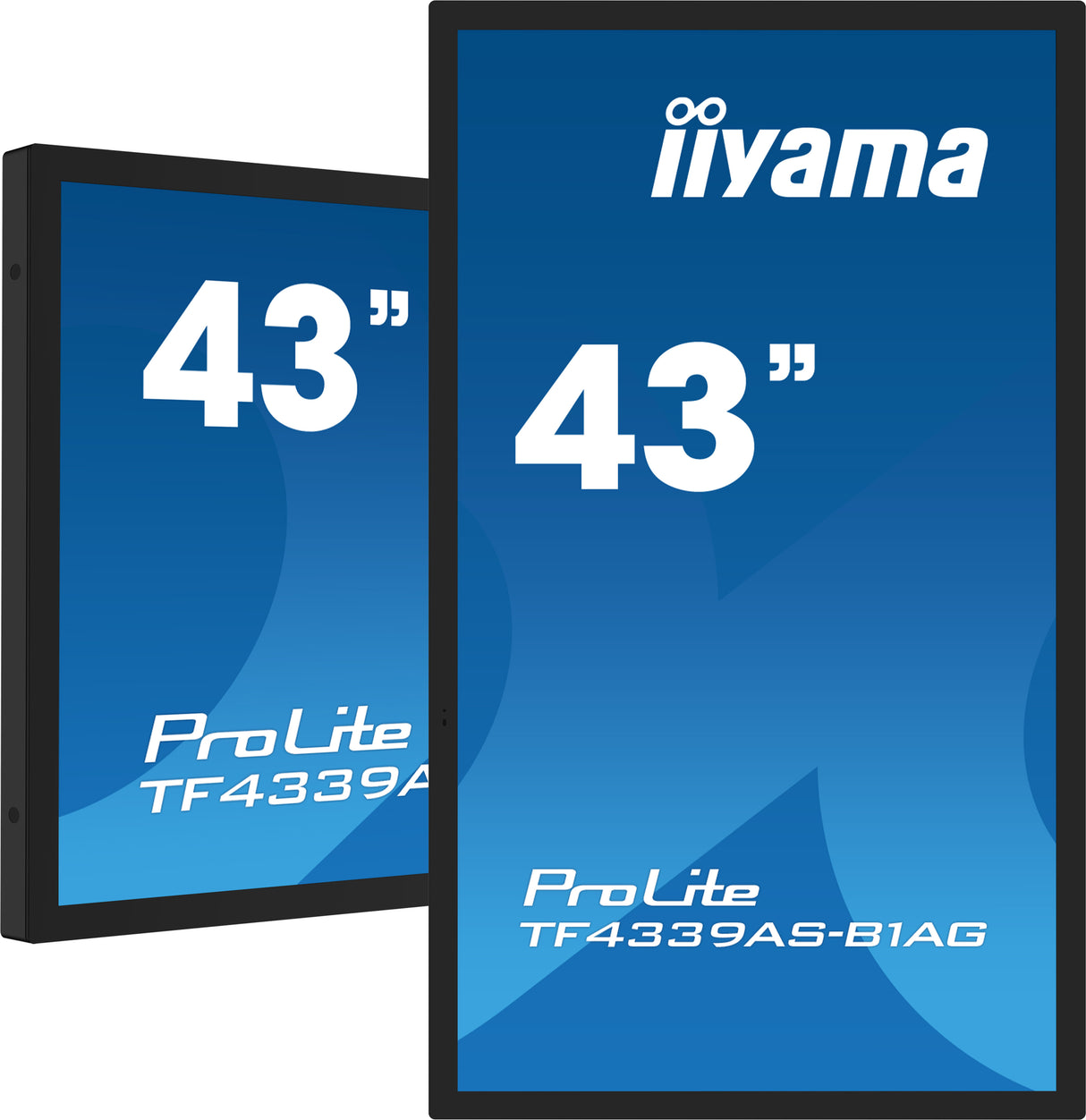 iiyama TF4339AS-B1AG Signage Display Digital signage flat panel 108 cm (42.5") LED 500 cd/m² 2.4K Ultra HD Black Touchscreen Built-in processor Android 24/7