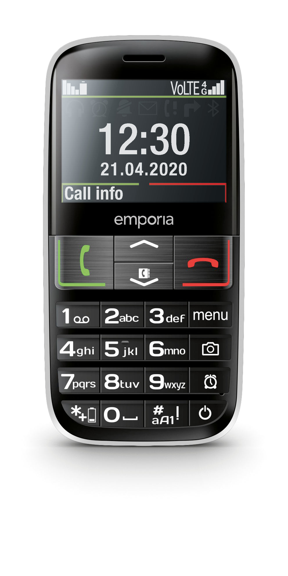 Emporia Euphoria-LTE 5.84 cm (2.3") 98 g Black Senior phone