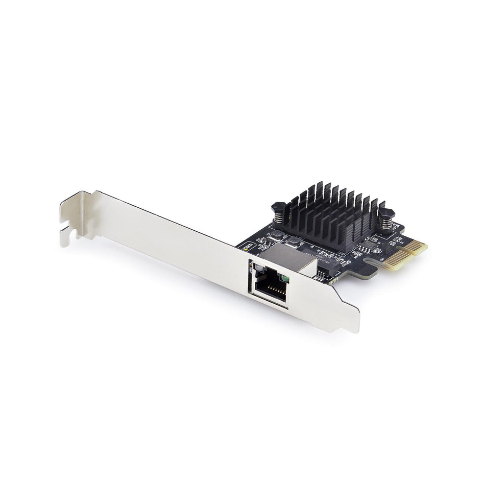 StarTech.com 1-Port 5G Gigabit PCIe Network Adapter Card, 5G/2.5G/1G/100M/10M PCI Express LAN Card, Realtek RTL8126, Windows and Linux, TAA Compliant