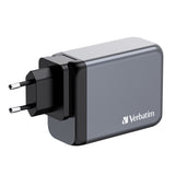 Verbatim GNC-200 GaN Charger 200W with 2 x USB-C PD 100W / 1 x USB-C PD 65W / 1 x USB QC 3.0 (EU/UK/US)