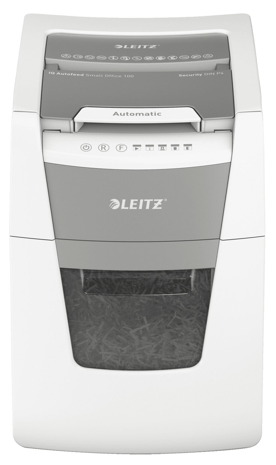 Leitz P4 34L paper shredder Cross shredding 55 dB 22 cm Silver, Black, White, Grey