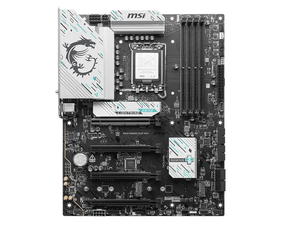 MSI B860 GAMING PLUS WIFI motherboard Intel B860 LGA 1851 (Socket V1) ATX