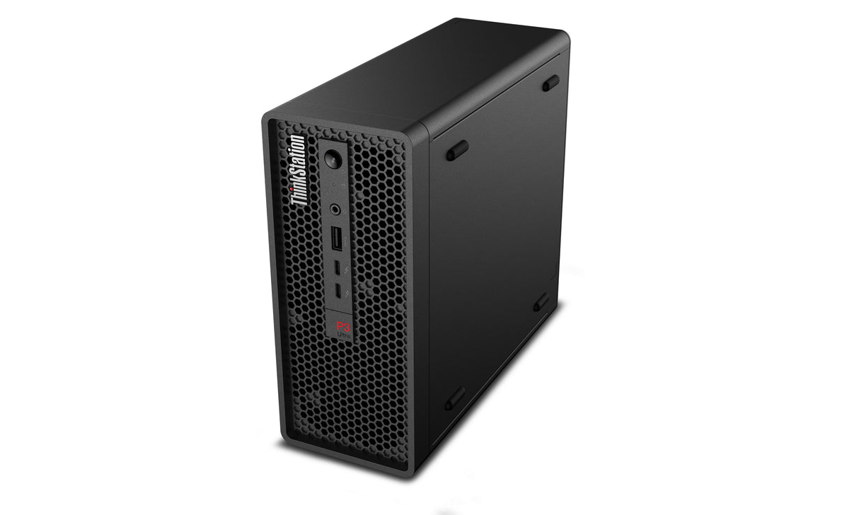 Lenovo ThinkStation P3 Ultra SFF Intel® Core™ i7 i7-14700 16 GB DDR5-SDRAM 512 GB SSD NVIDIA T400 Windows 11 Pro Mini Tower Workstation Black