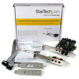 StarTech.com 7.1 Channel Sound Card - PCI Express, 24-bit, 192KHz