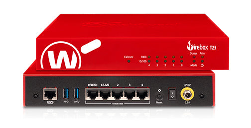 WatchGuard Firebox T25 hardware firewall 3.14 Gbit/s