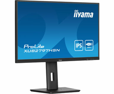 iiyama ProLite XUB2797QSU-B1 computer monitor 61 cm (24") 2560 x 1440 pixels Wide Quad HD LED Black