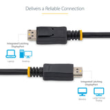 StarTech.com 1m (3ft) DisplayPort 1.2 Cable - 4K x 2K Ultra HD VESA Certified DisplayPort Cable - DP to DP Cable for Monitor - DP Video/Display Cord - Latching DP Connectors