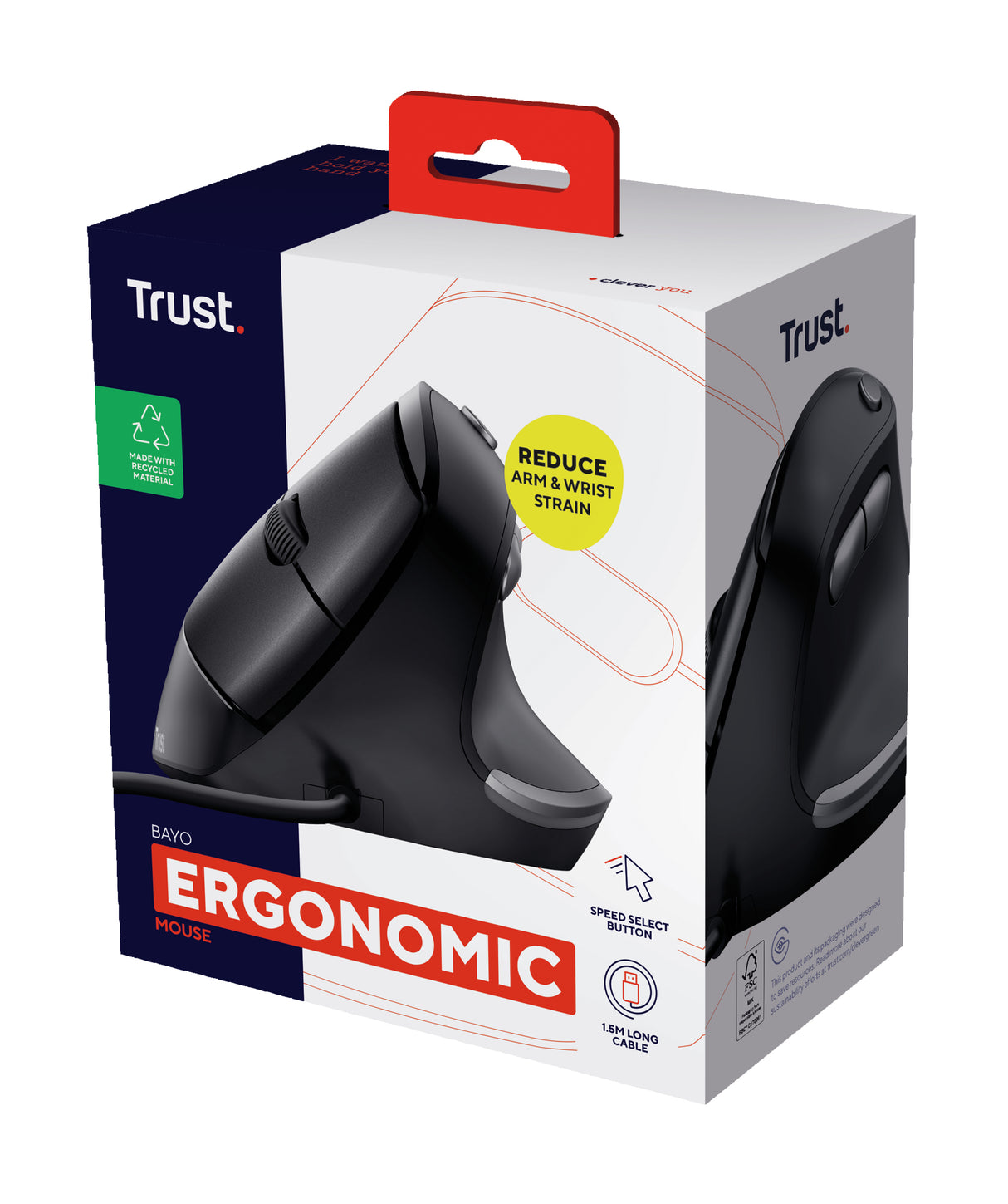 Trust Bayo Vertical ergonomic mouse