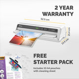 Fellowes A3 Laminator Machine Venus A3 Laminating Machine 80 to 250 Micron 10 A4 Laminating Pouch Starter Pack Included