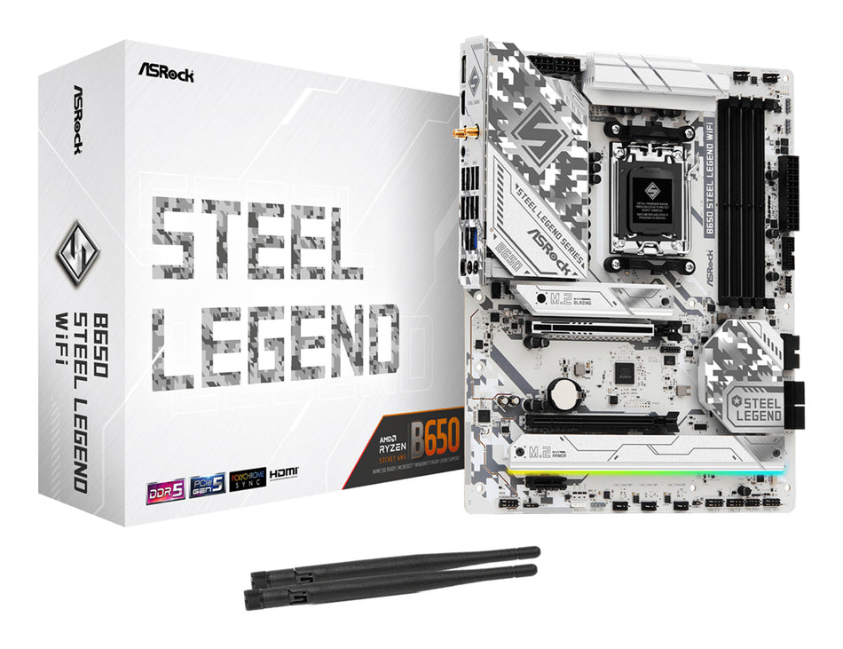 Asrock B650 Steel Legend WiFi AMD B650 Socket AM5 ATX