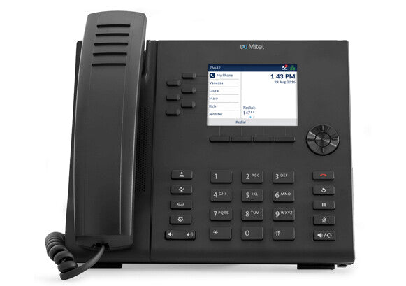 Mitel 6915 IP phone Black LCD Wi-Fi