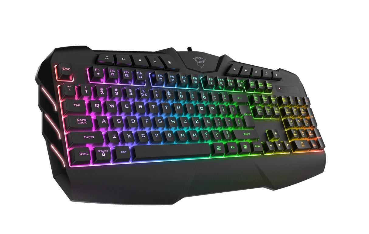 Trust GXT 881 ODYSS keyboard Gaming USB QWERTY UK English Black