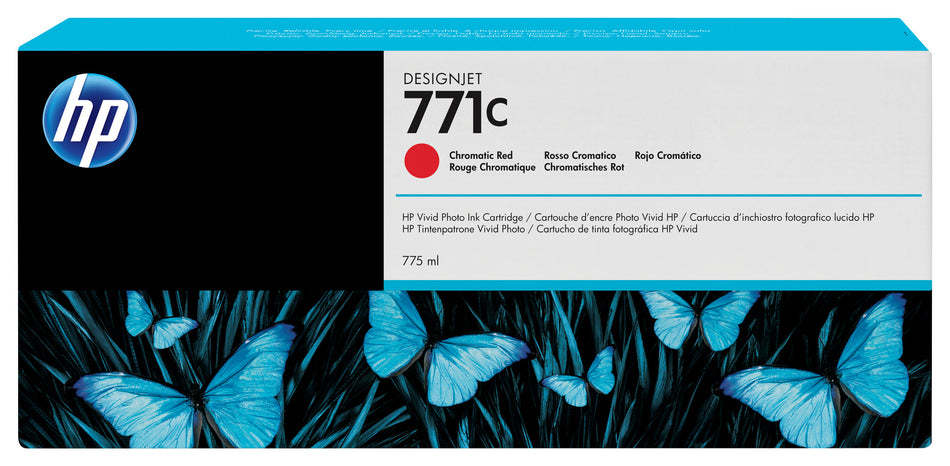 HP 771C 775-ml Chromatic Red DesignJet Ink Cartridge