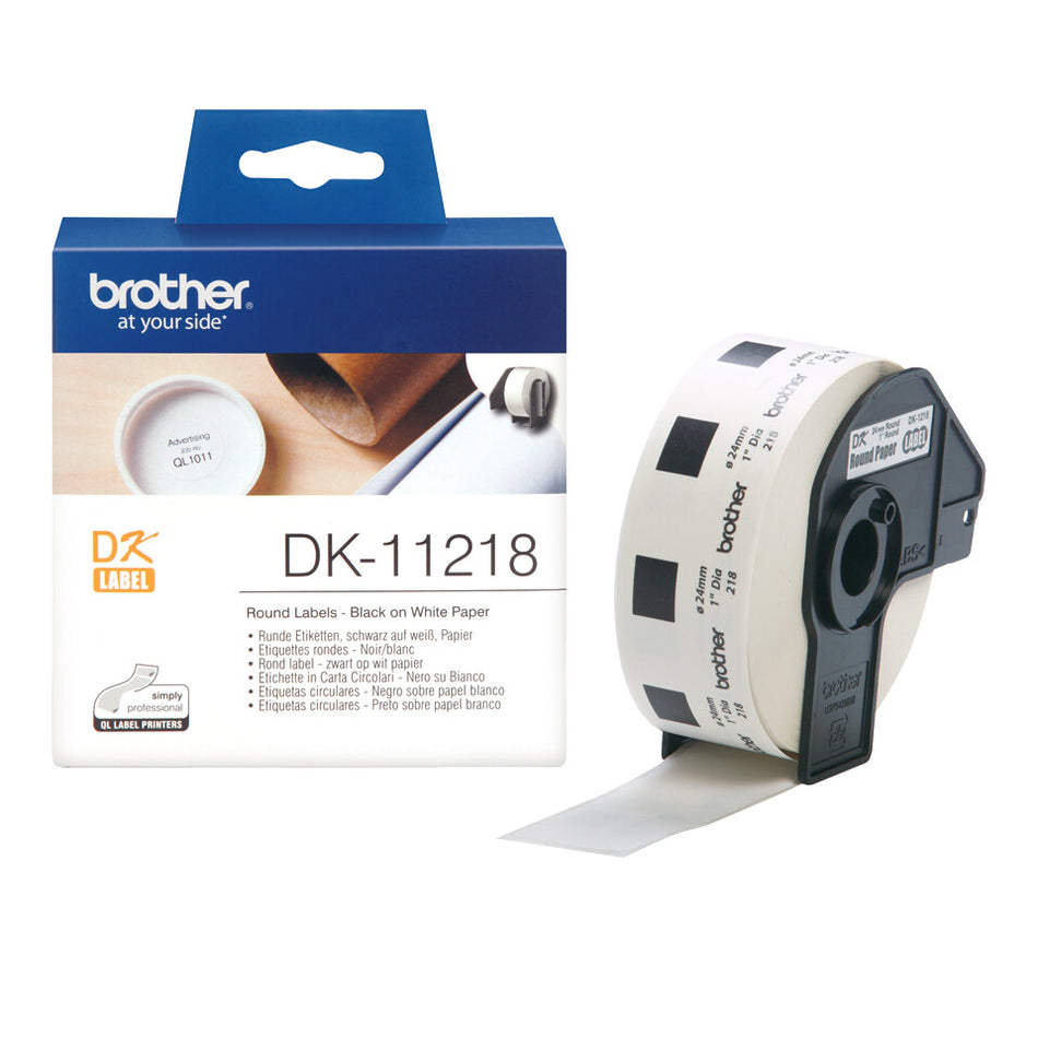 Brother DK-11218 printer label White