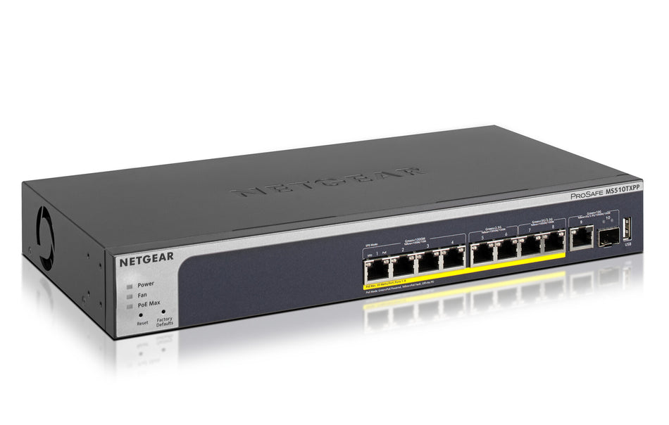 NETGEAR MS510TXPP Managed L2/L3/L4 10G Ethernet (100/1000/10000) Power over Ethernet (PoE) Grey