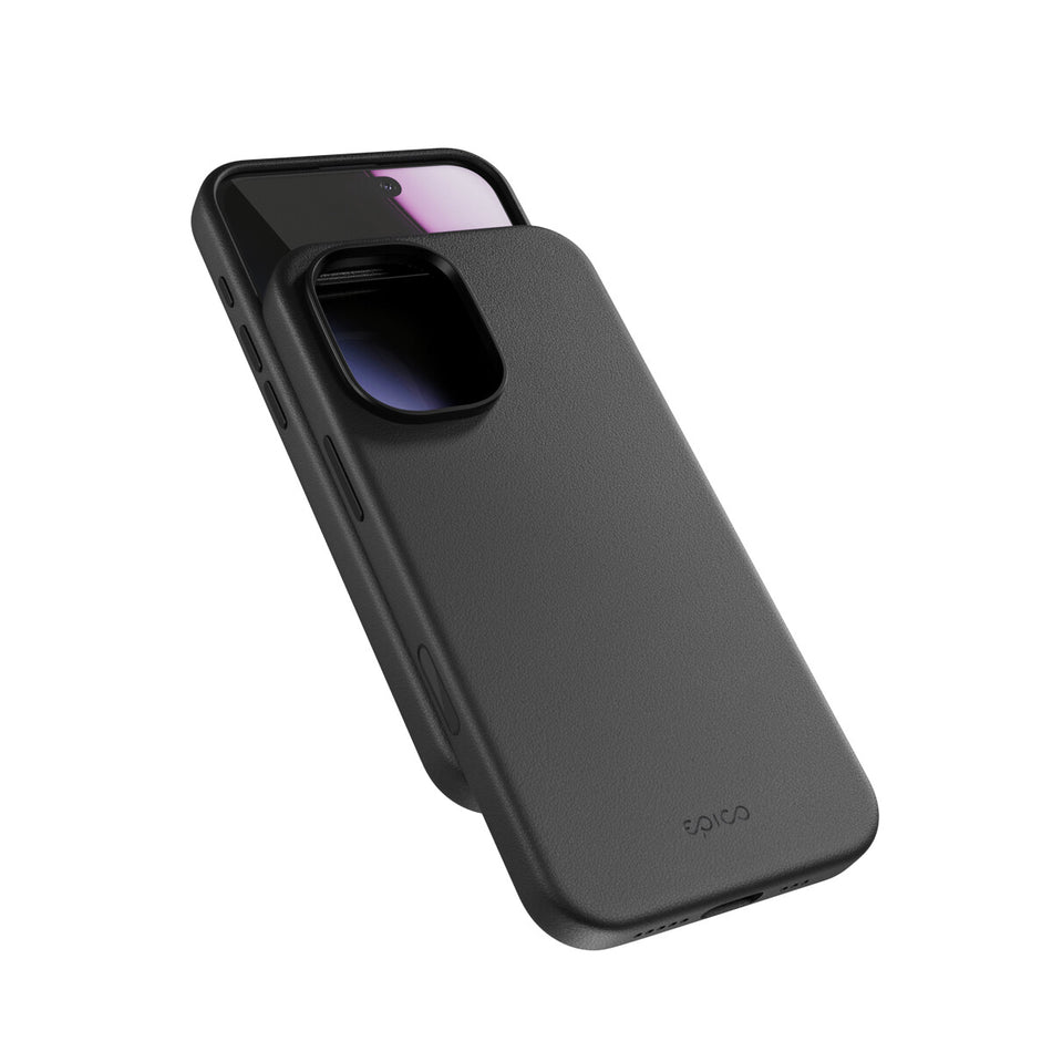 Epico Mag+ Leather Case iPhone 17 - black