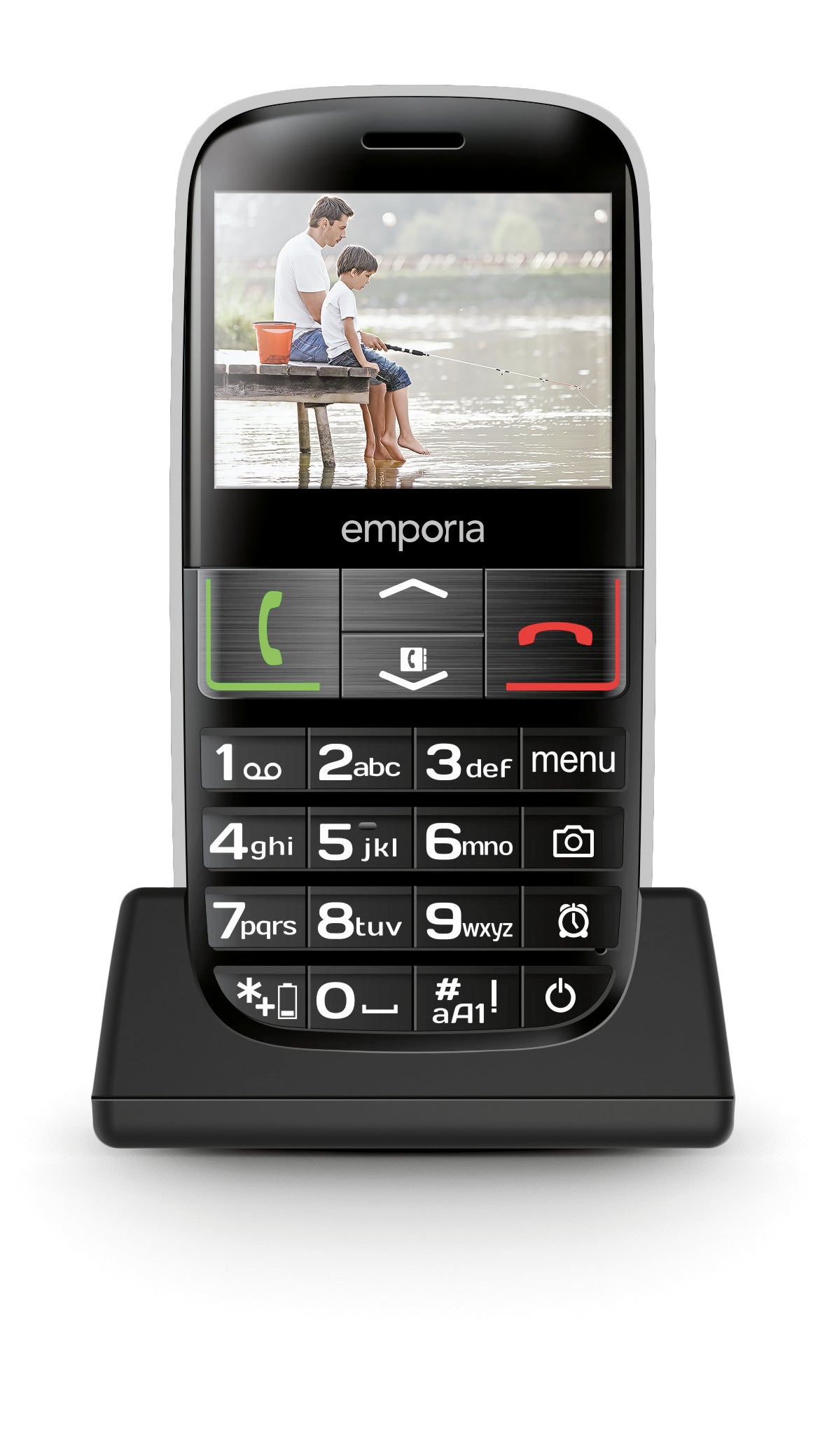 Emporia Euphoria-LTE 5.84 cm (2.3") 98 g Black Senior phone