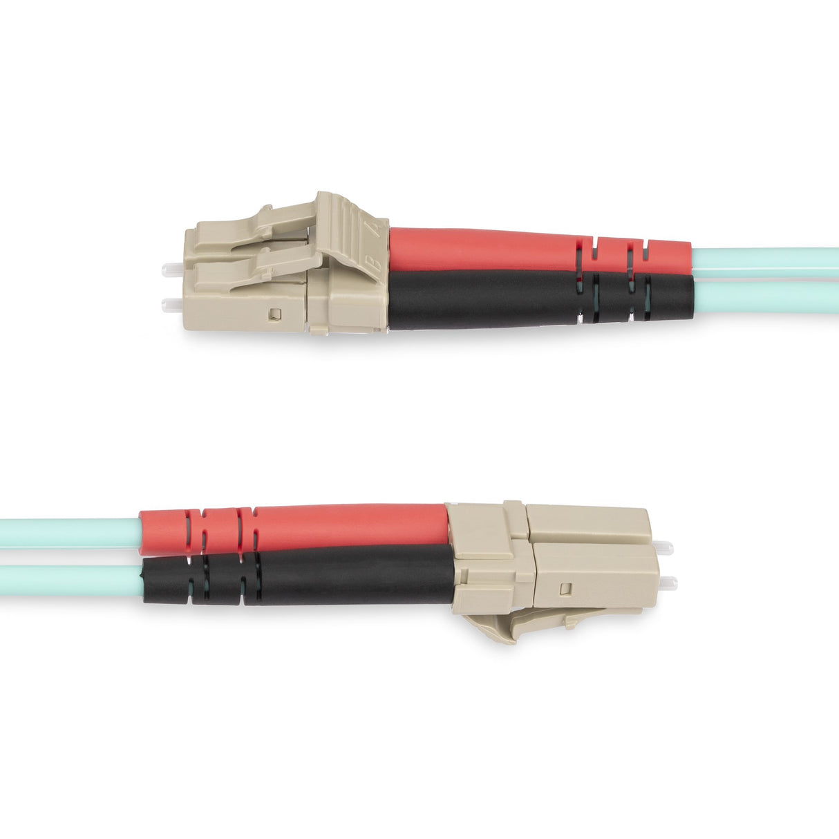 StarTech.com 20m (65ft) LC/UPC to LC/UPC OM4 Multimode Fiber Optic Cable, 50/125µm LOMMF/VCSEL Zipcord Fiber, 100G, Low Insertion Loss - LSZH Fiber Jumper Cord