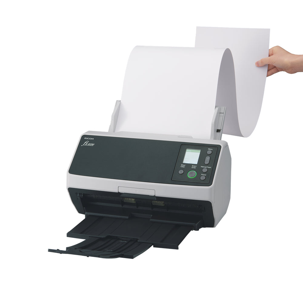 Ricoh fi-8190 ADF + Manual feed scanner 600 x 600 DPI A4 Black, Grey