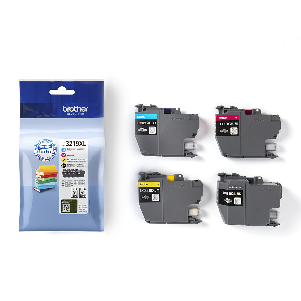 Brother LC-3219XLVAL Ink cartridge multi pack Bk,C,M,Y 3000pg + 3x1500pg Pack=4 for Brother MFC-J 5330