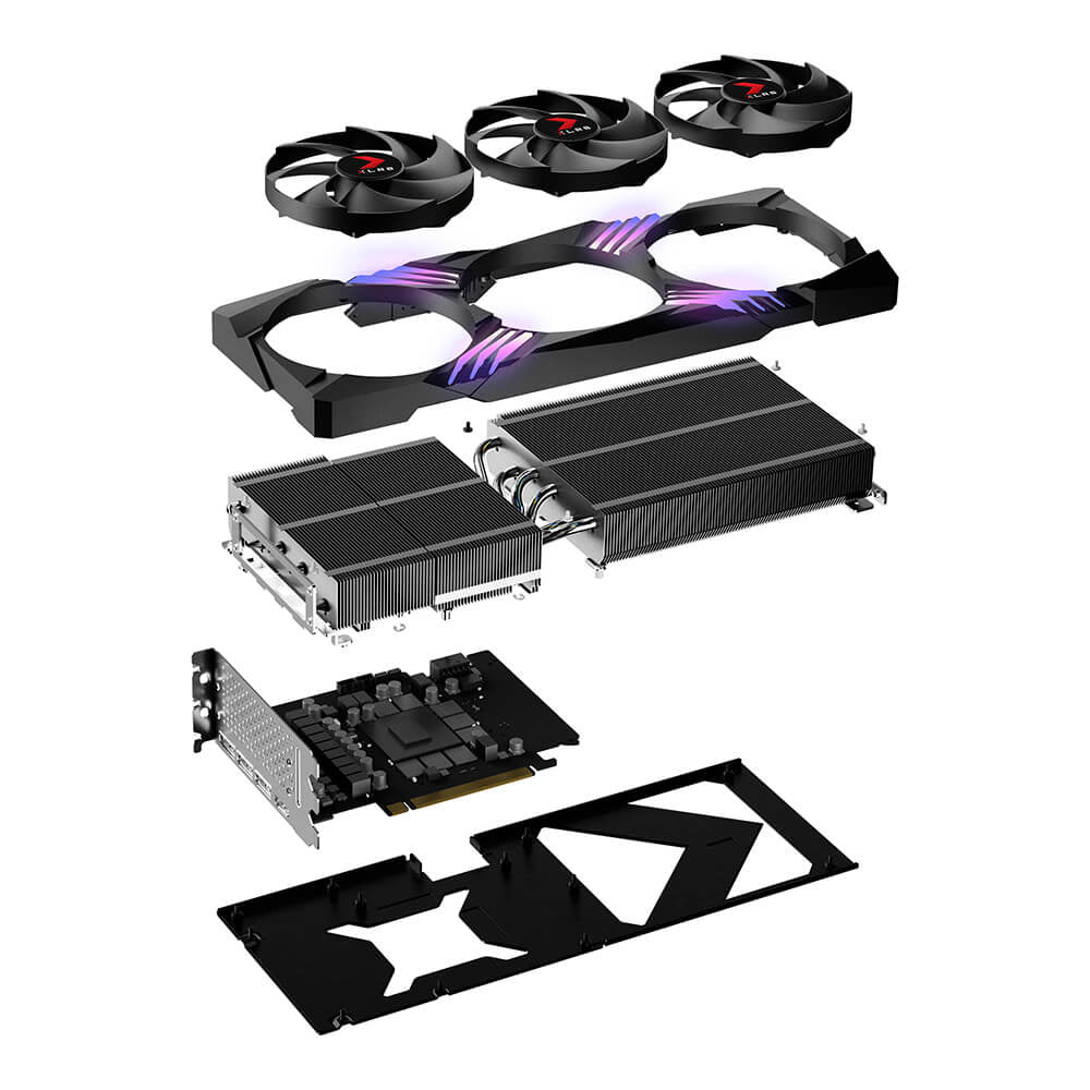 PNY GeForce RTX™ 4070 Ti SUPER 16GB OC XLR8 ARGB TF NVIDIA GeForce RTX 4070 Ti SUPER GDDR6X