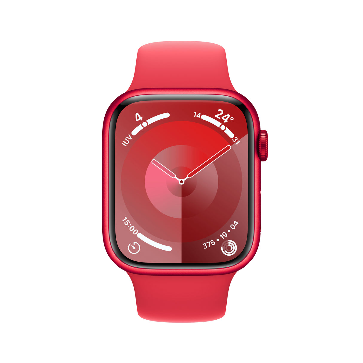 Apple Watch Series 9 GPS 45mm (PRODUCT)RED Aluminium Case w/ (PRODUCT)RED Sport Band - M/L