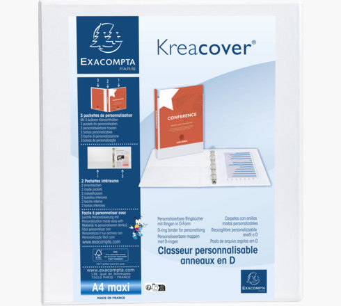 Exacompta 51826E ring binder A4 White