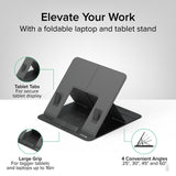 Plugable Technologies PLUGABLE PORTABLE FOLDABLE IPAD TABLET AND LAPTOP STAND