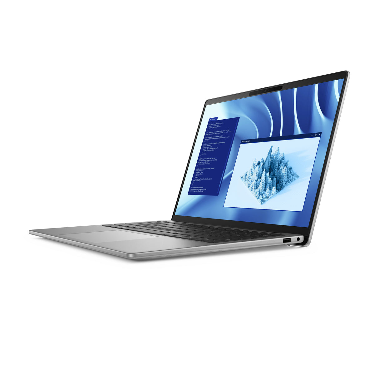 DELL Latitude 7455 Qualcomm Snapdragon X1E-80-100 Laptop 35.6 cm (14") Touchscreen Quad HD+ 32 GB LPDDR5x-SDRAM 512 GB SSD Wi-Fi 7 (802.11be) Windows 11 Pro Grey