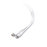 C2G 6ft (1.8m) USB-C® Male to Lightning Male Sync and Charging Cable - White